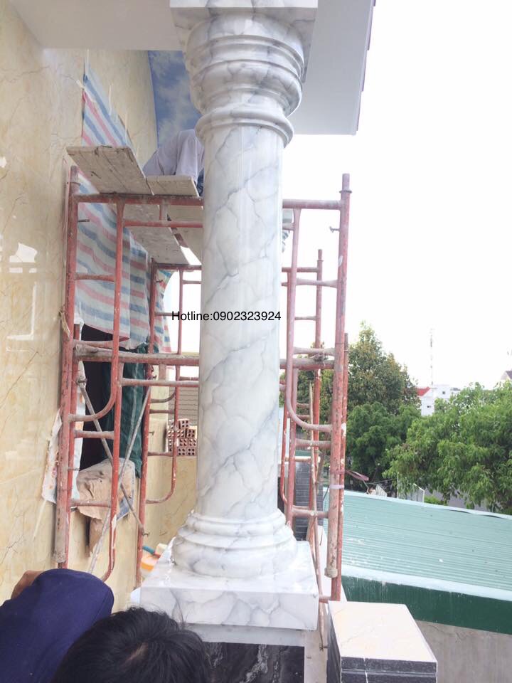 Mẫu sơn giả đá trắng