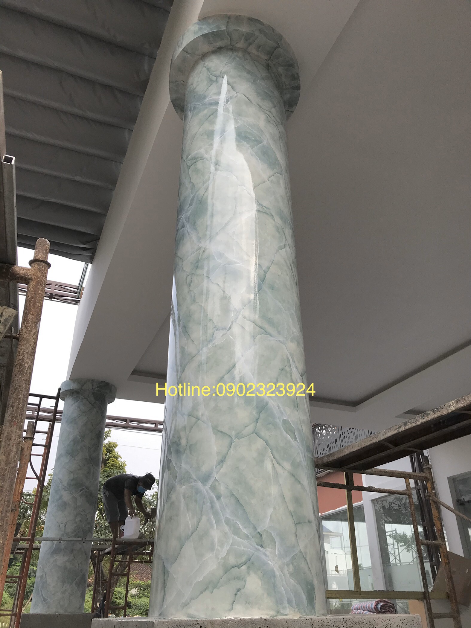 Mẫu cột giả đá đẹp