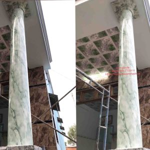 Cột giả đá cẩm thạch