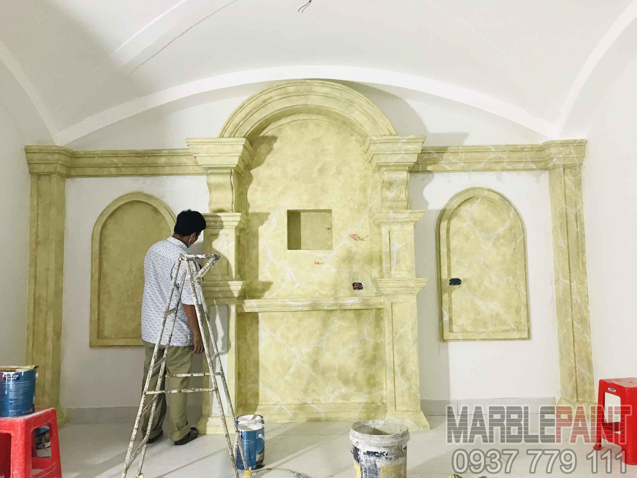 sơn giả đá nhà thờ sơn giả đá nhà thờ