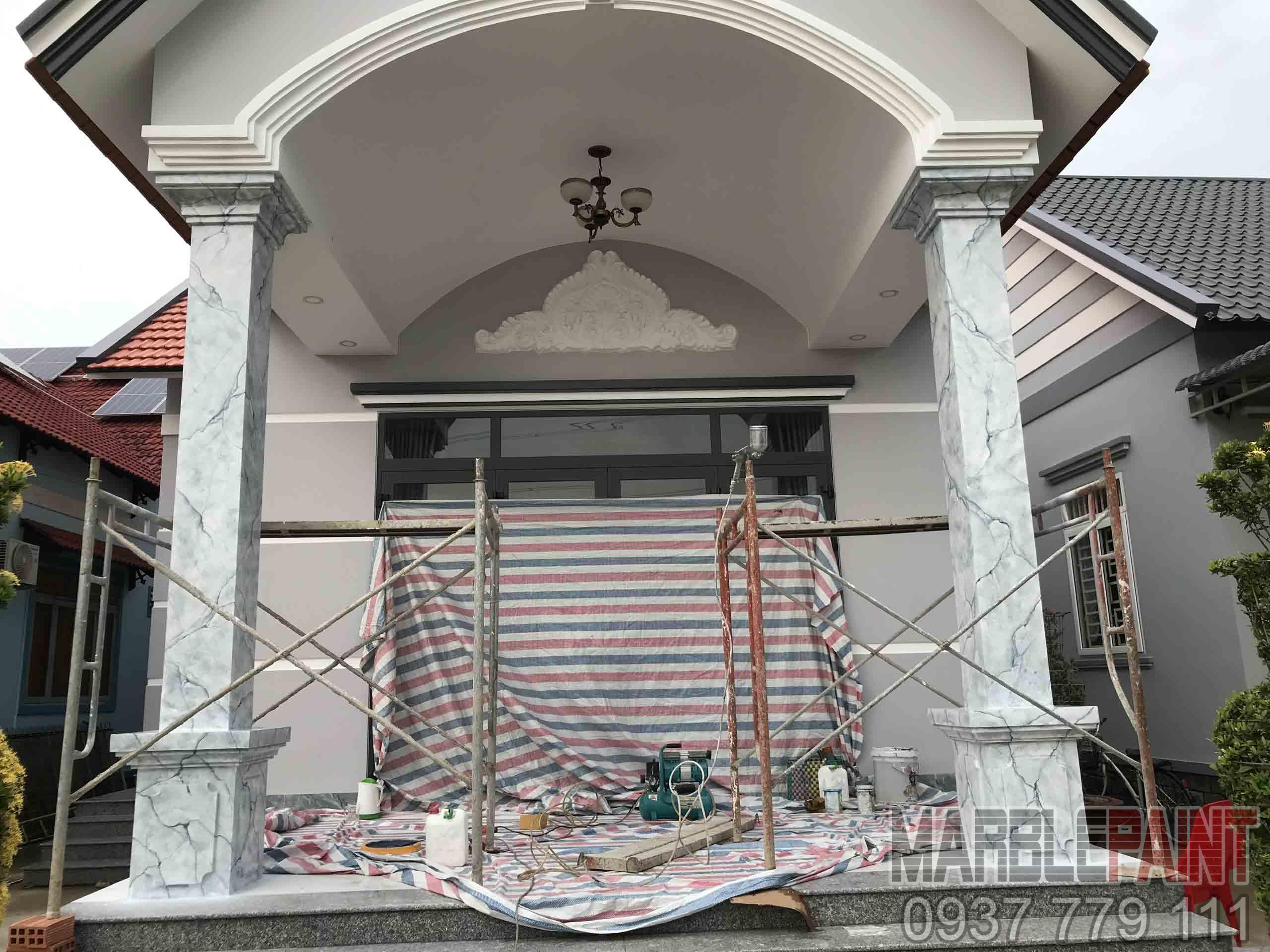 sơn giả đá vân