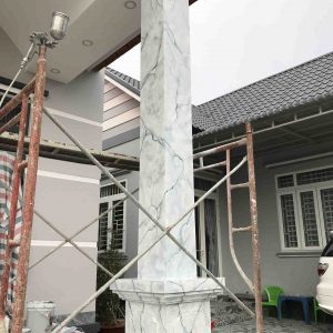 sơn giả đá vân cột