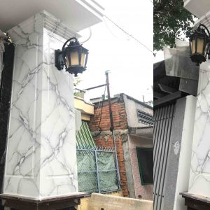 sơn giả đá cột vuông