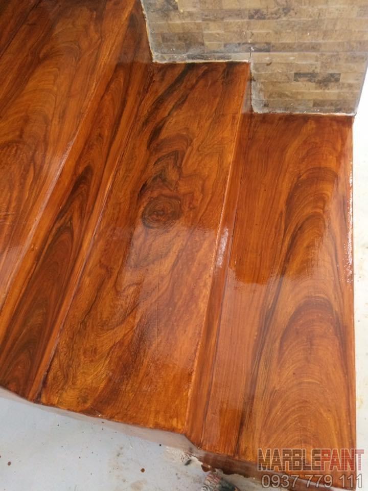 Mẫu sơn giả gỗ